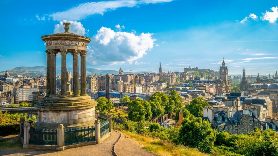 Take in the views from Calton Hill