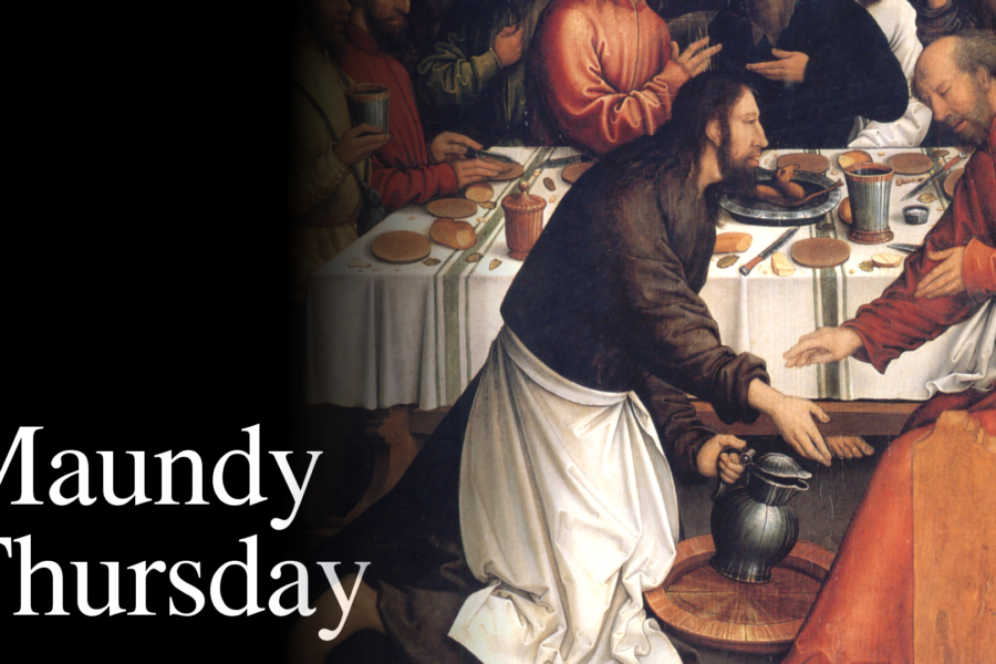 Online worship for Maundy Thursday