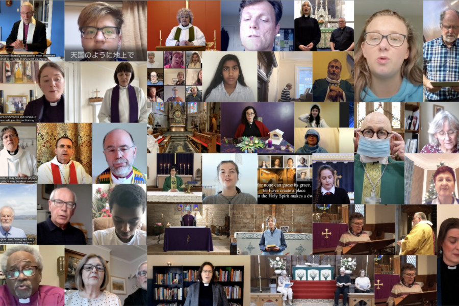 Thanks to all involved in a year of online worship