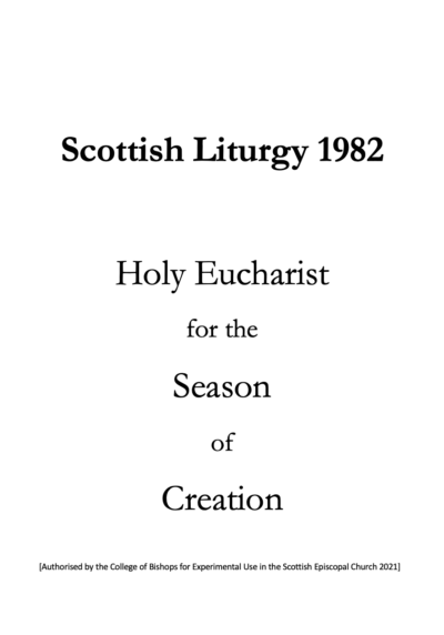 Season of Creation: Eucharistic material