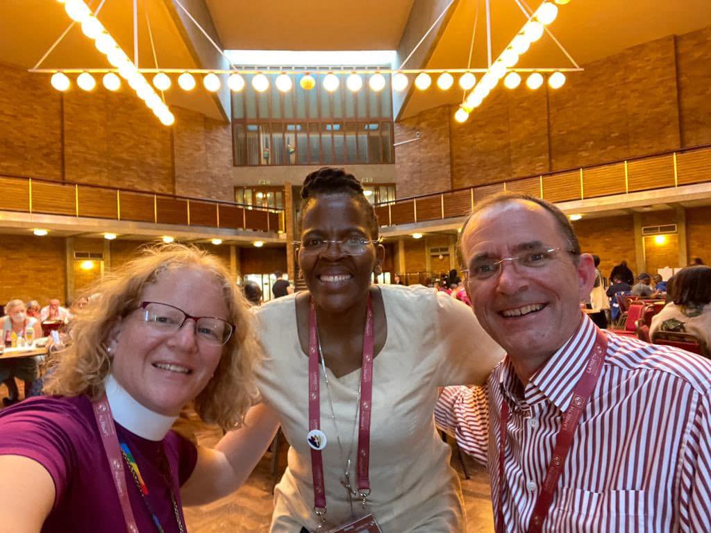 Bishop Andrew with his partner Bishops