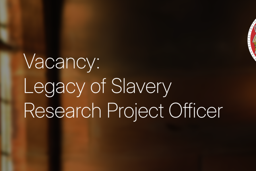 Church seeks Legacy of Slavery project researcher